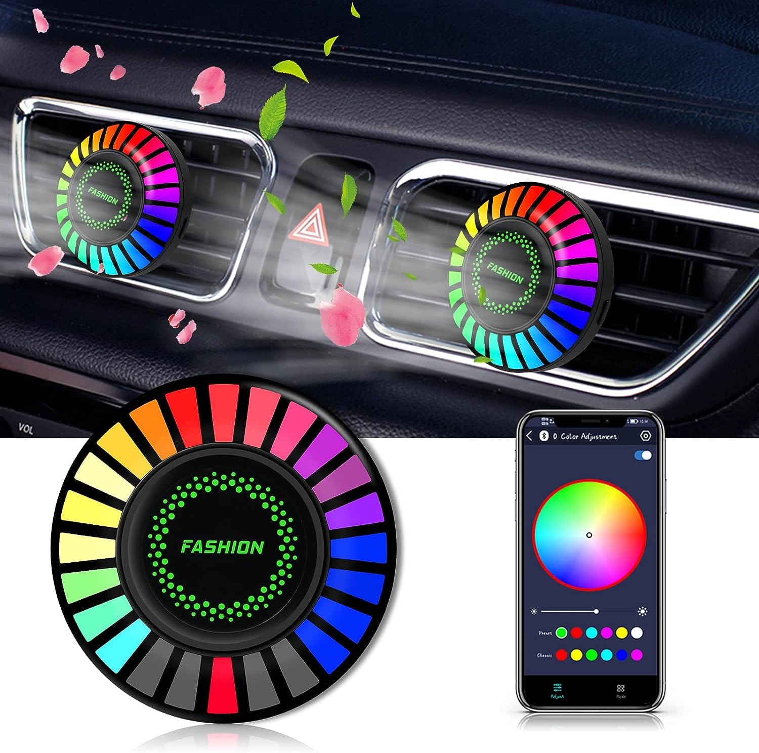 Hot Sale Car Voice-Activated Rhythm Light