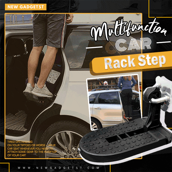 Hot Sale-45% OFF Multifunction Foldable Car Rack Step