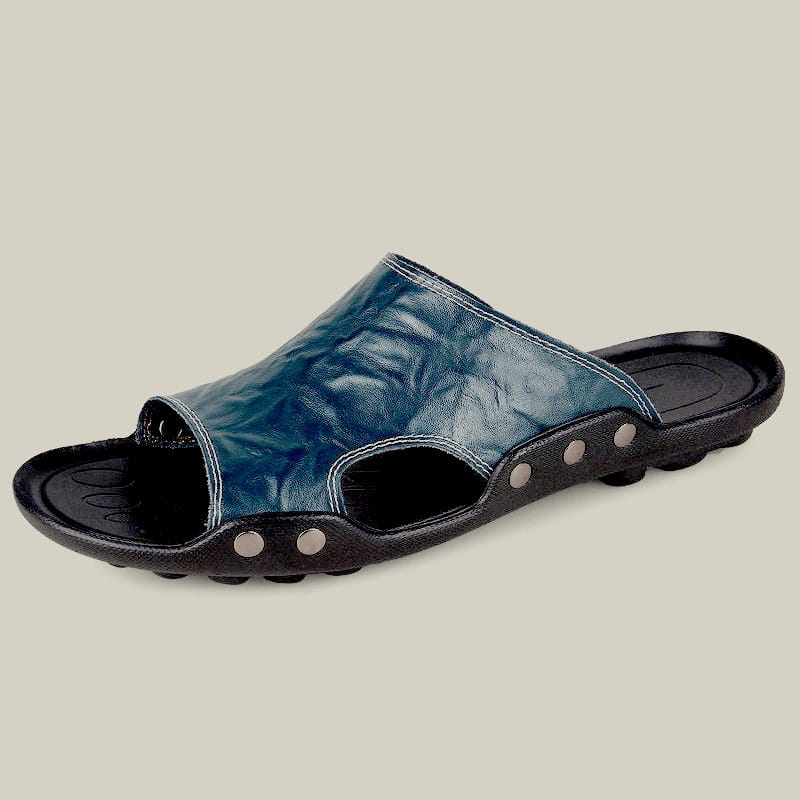 2023 Beach Arch Support Outdoor Leather Sandal Slippers