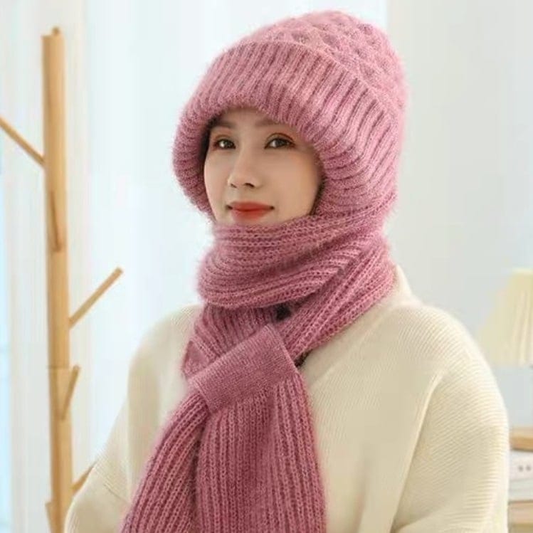 Winter Hot Sale 60% OFF Integrated Ear Protection Windproof Cap Scarf