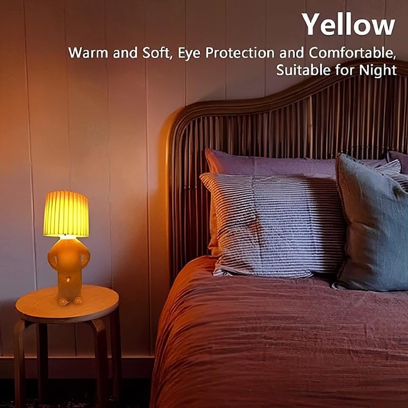 Creative Shy Desk Lamp Bedside Night Lamp Little Naughty Boy Desk Lamp
