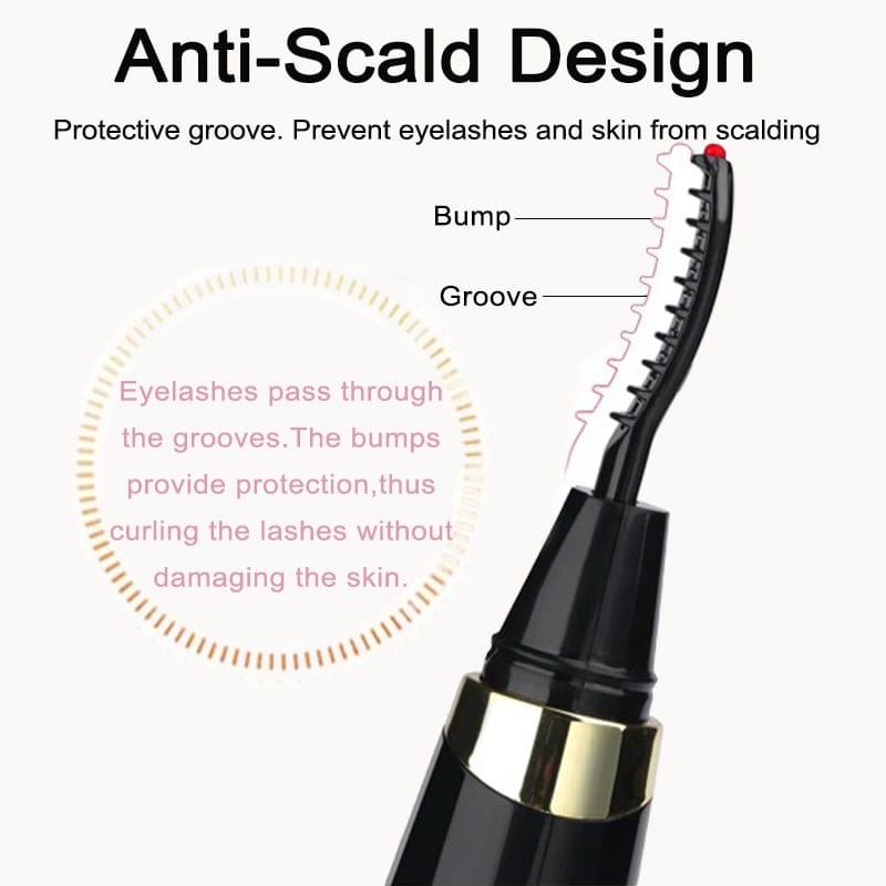 New Year PromotionHeated Eyelash Curlers USB Rechargeable