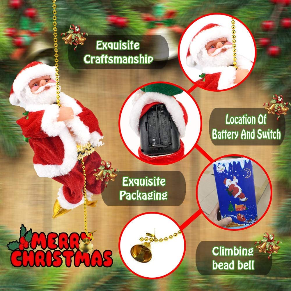 Early Christmas Sale!! Electric Climbing Santa-Buy 3 Free Shipping
