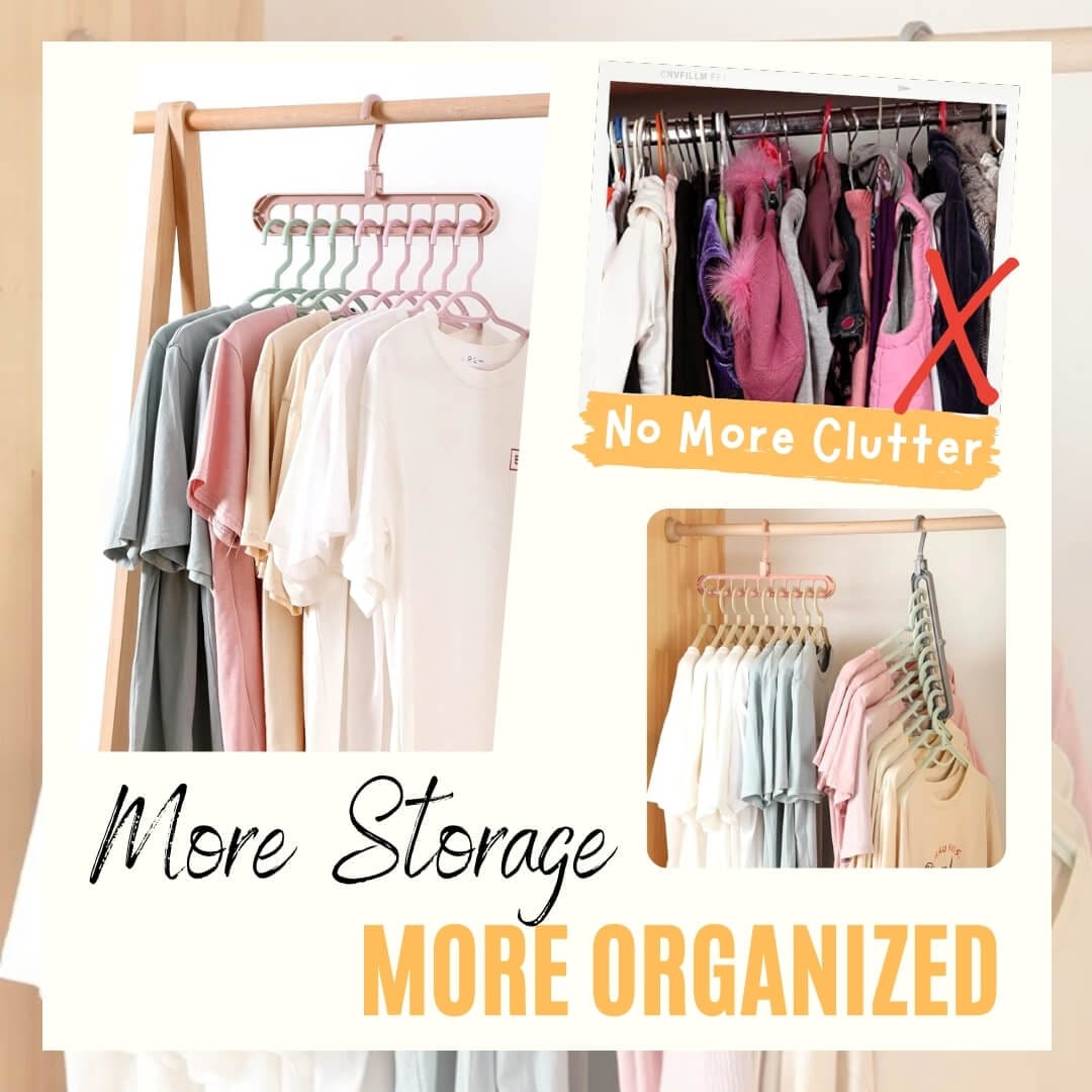 70% OFF TODAY Space Saving Clothes Hangers