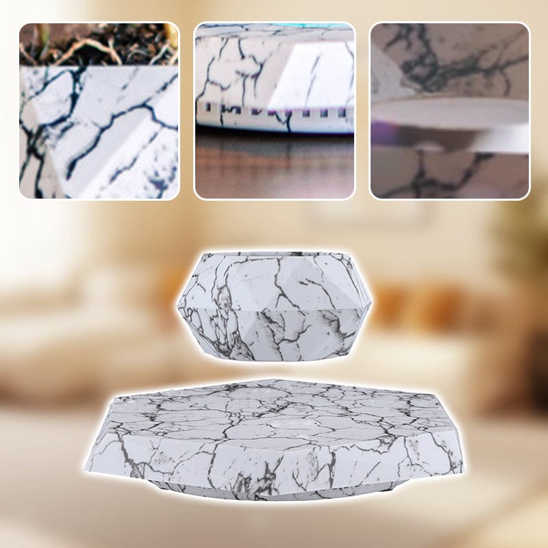 The latest black technology:Magnetic levitation planter (without plants)