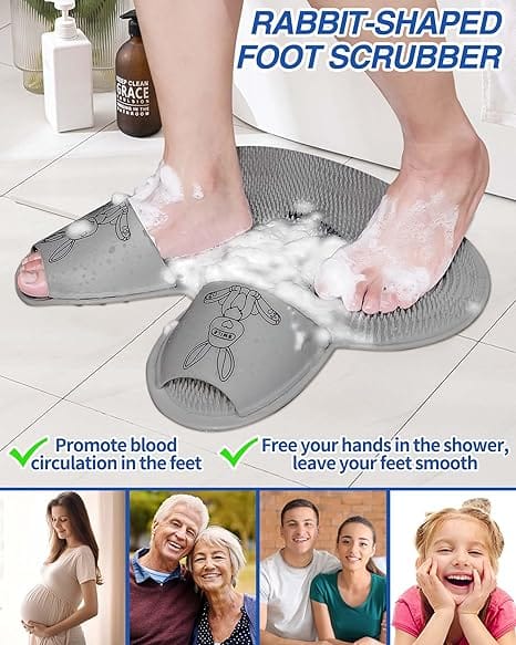 (🔥HOT SALE) - Silicone Rabbit Foot Rubbing Anti Slip Pad