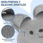 (🔥HOT SALE) - Silicone Rabbit Foot Rubbing Anti Slip Pad